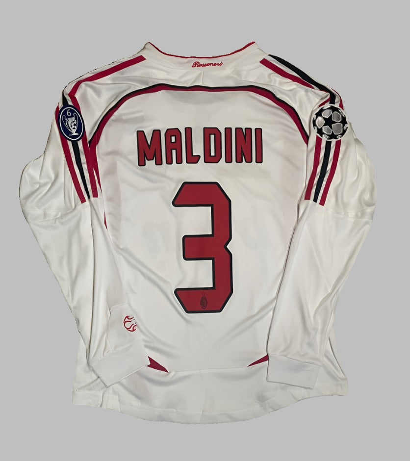 AC Milan 2006 - 07 Away Longsleeve Jersey