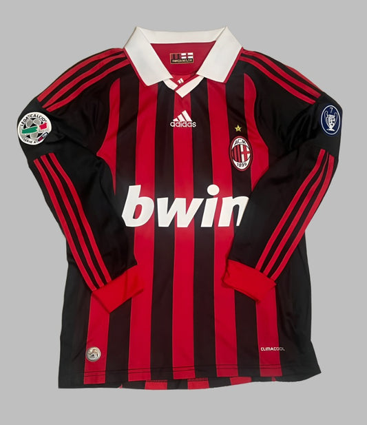 AC Milan 2009 - 10 Ronaldinho Longsleeve Jersey