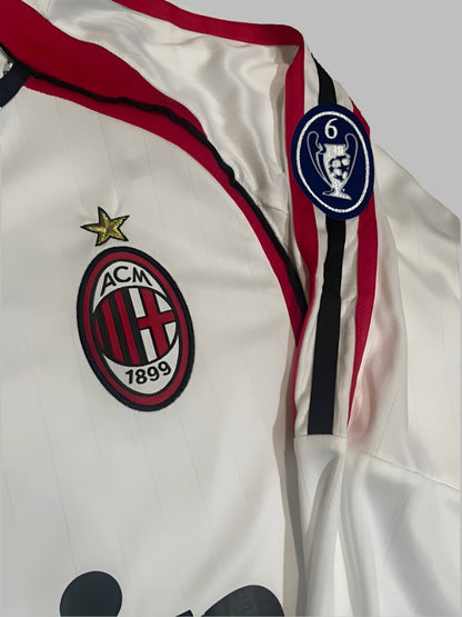 AC Milan 2006 - 07 Away Longsleeve Jersey