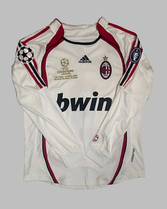 AC Milan 2006 - 07 Away Longsleeve Jersey